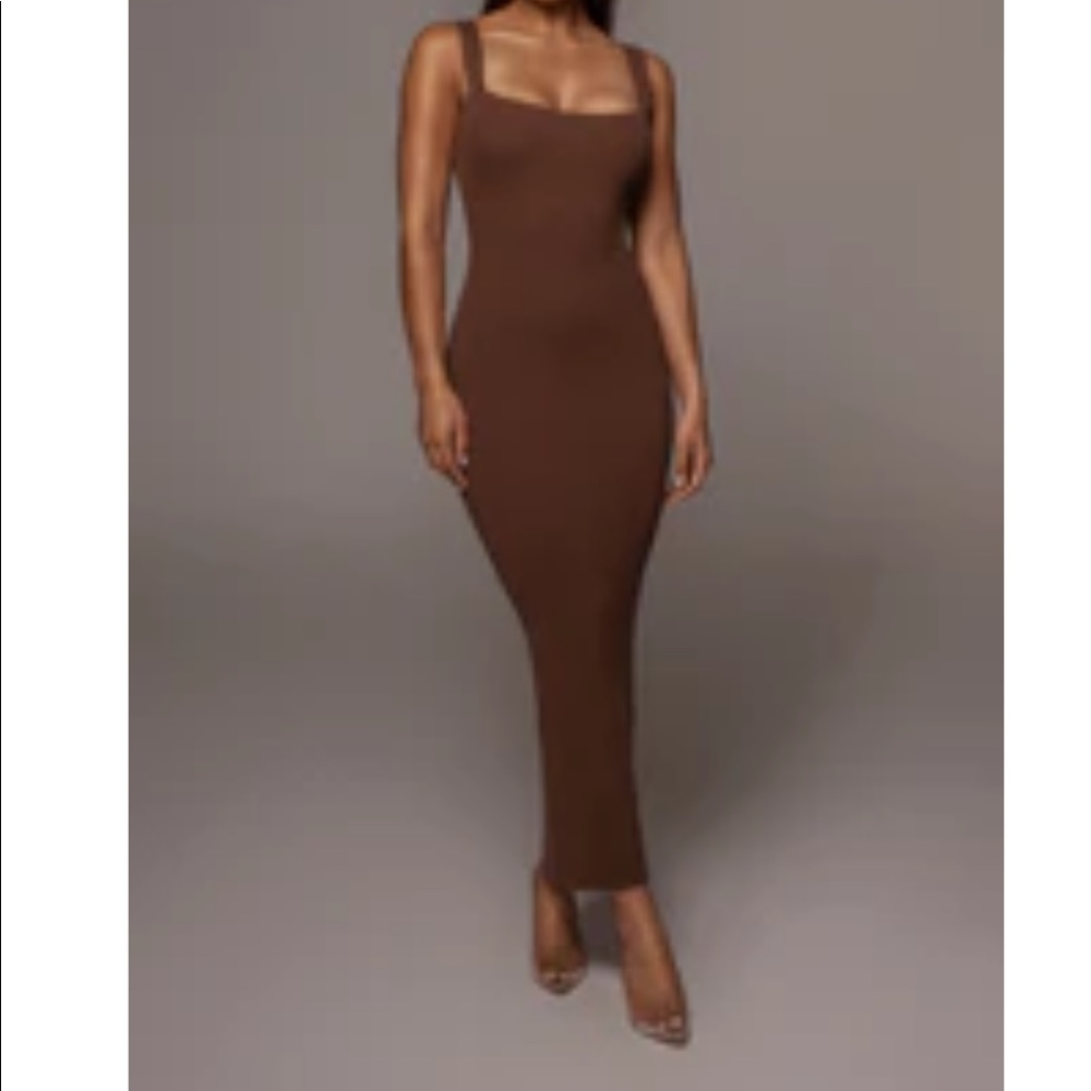 CHOCOLATE SIREN SWEATER DRESS - XL worn once